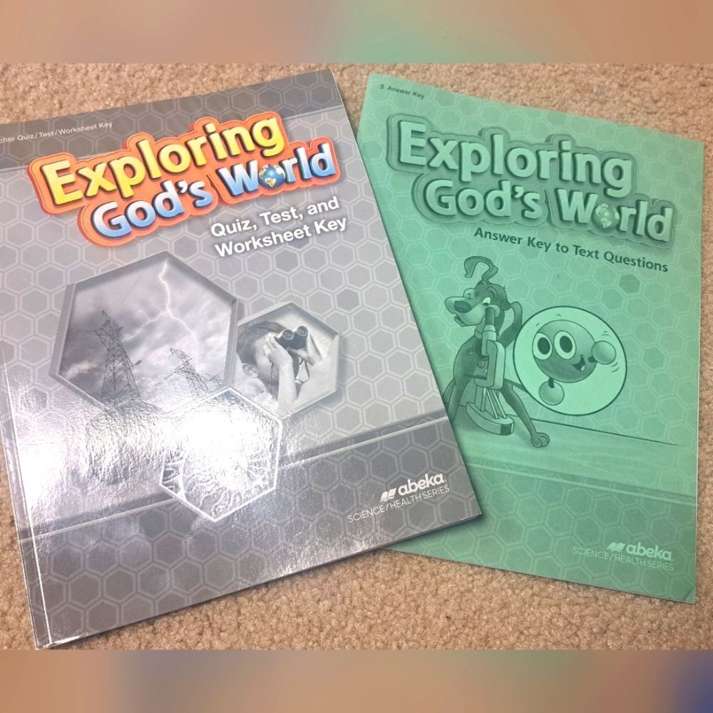 Exploring God's World Abeka Grade 3 Teacher Books Science